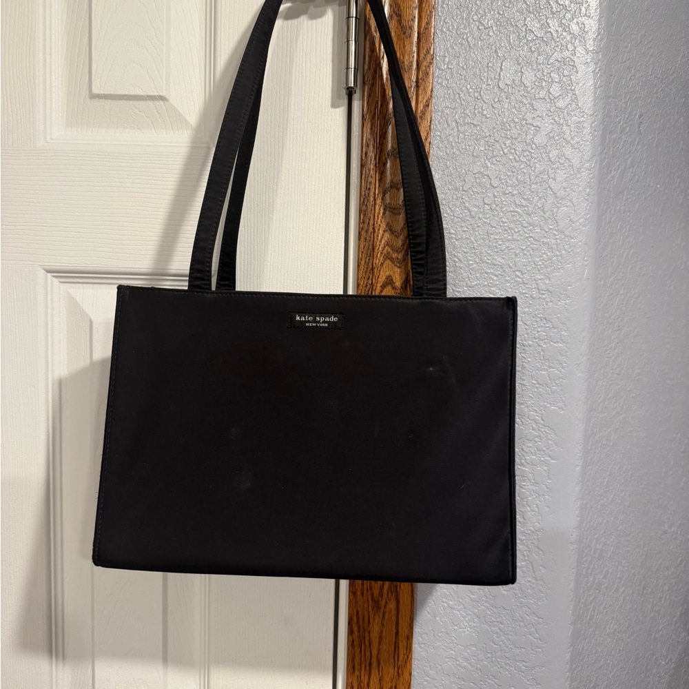Vintage Kate Spade New York black nylon Sam shoulder bag